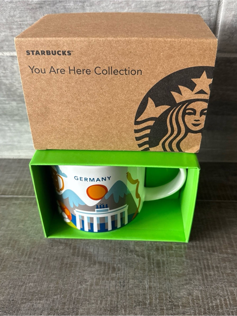New In Box Starbucks Germany Mug With A Box  "You Are Here" Series 2025 14 Oz